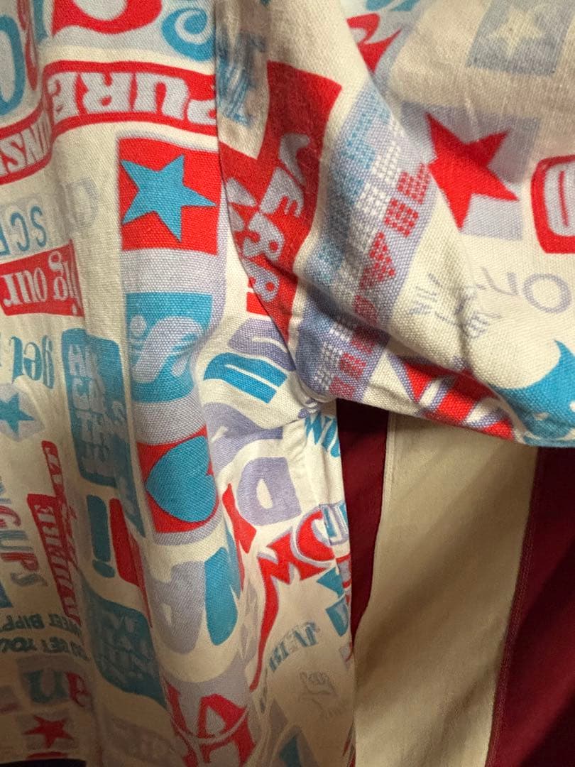 ビンテージ60sSIRJAC総柄ジャケット古着モンスターpopサーフbud