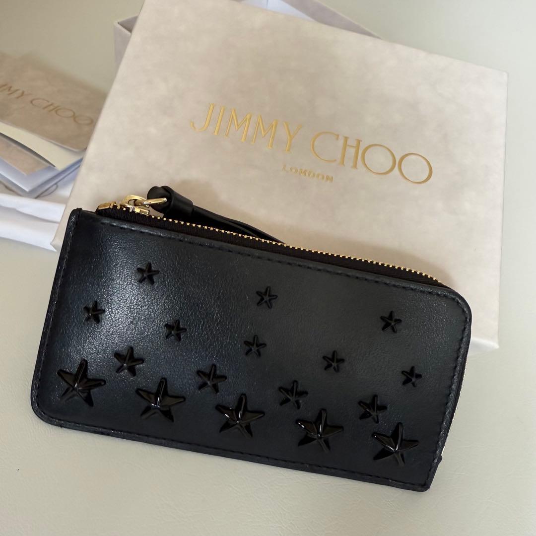 【美品】ジミーチュウ LISE-Z カードケース フラグメントケース 黒