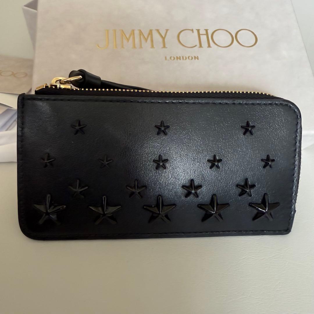 【美品】ジミーチュウ LISE-Z カードケース フラグメントケース 黒