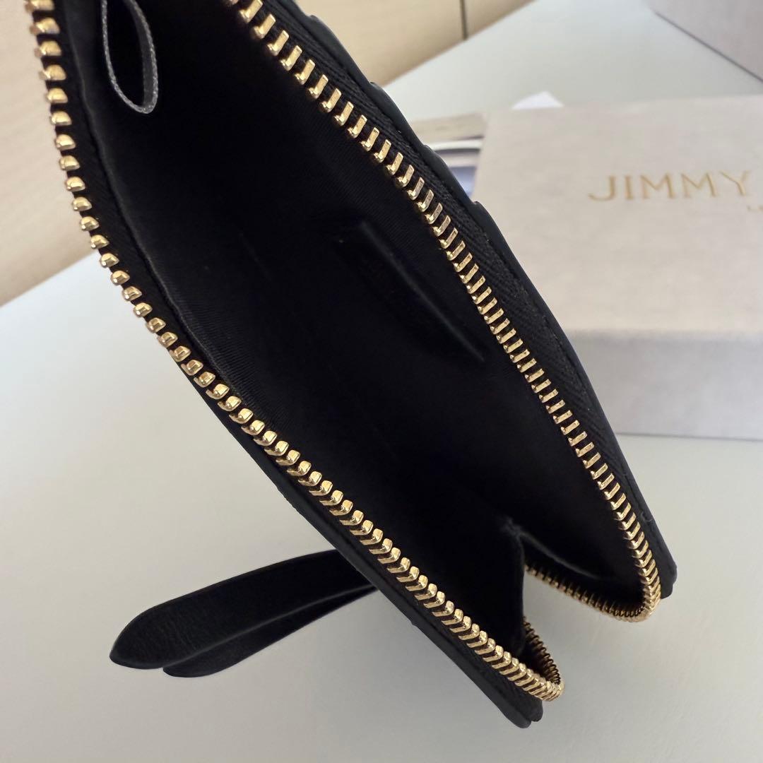 【美品】ジミーチュウ LISE-Z カードケース フラグメントケース 黒