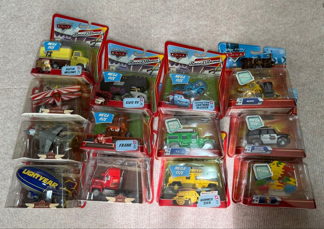 ぽ*る様 disny Cars pixar カーズ マテル ミニカー 153台