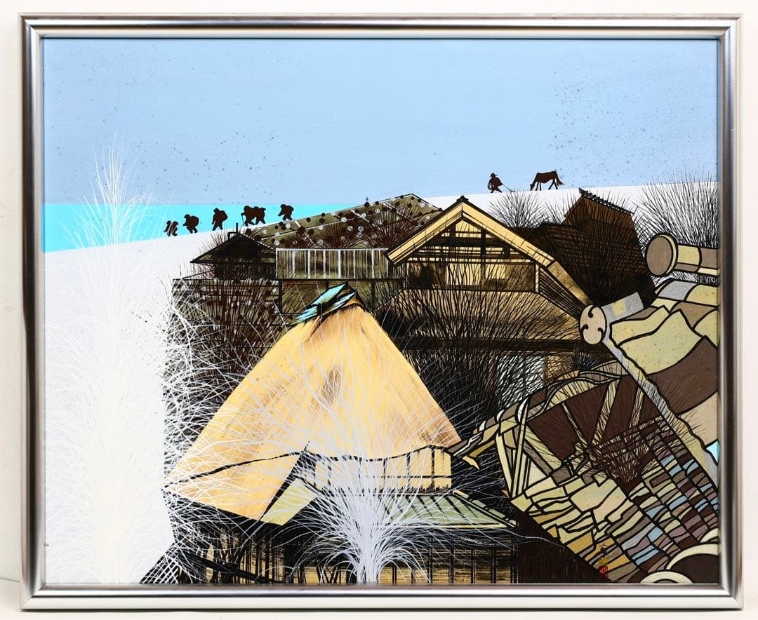 ⭕️貴重　一点物　金井二郎　絵　最上位作　絵画　日本画　風景画　アート　25号