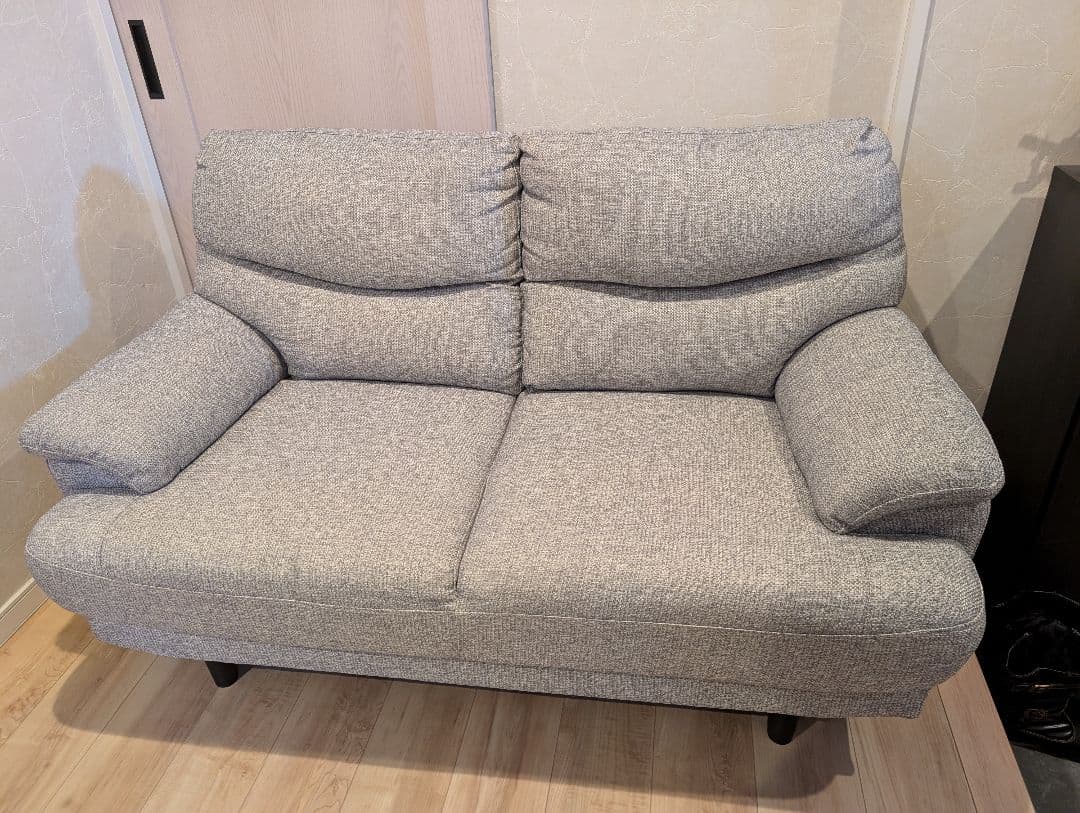 ニトリ グレー系 2人掛けソファ