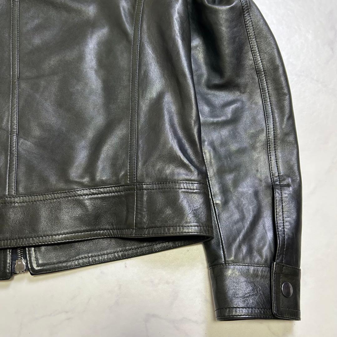 【ITALY製】EMMETI レザージャケット JURI 黒 44