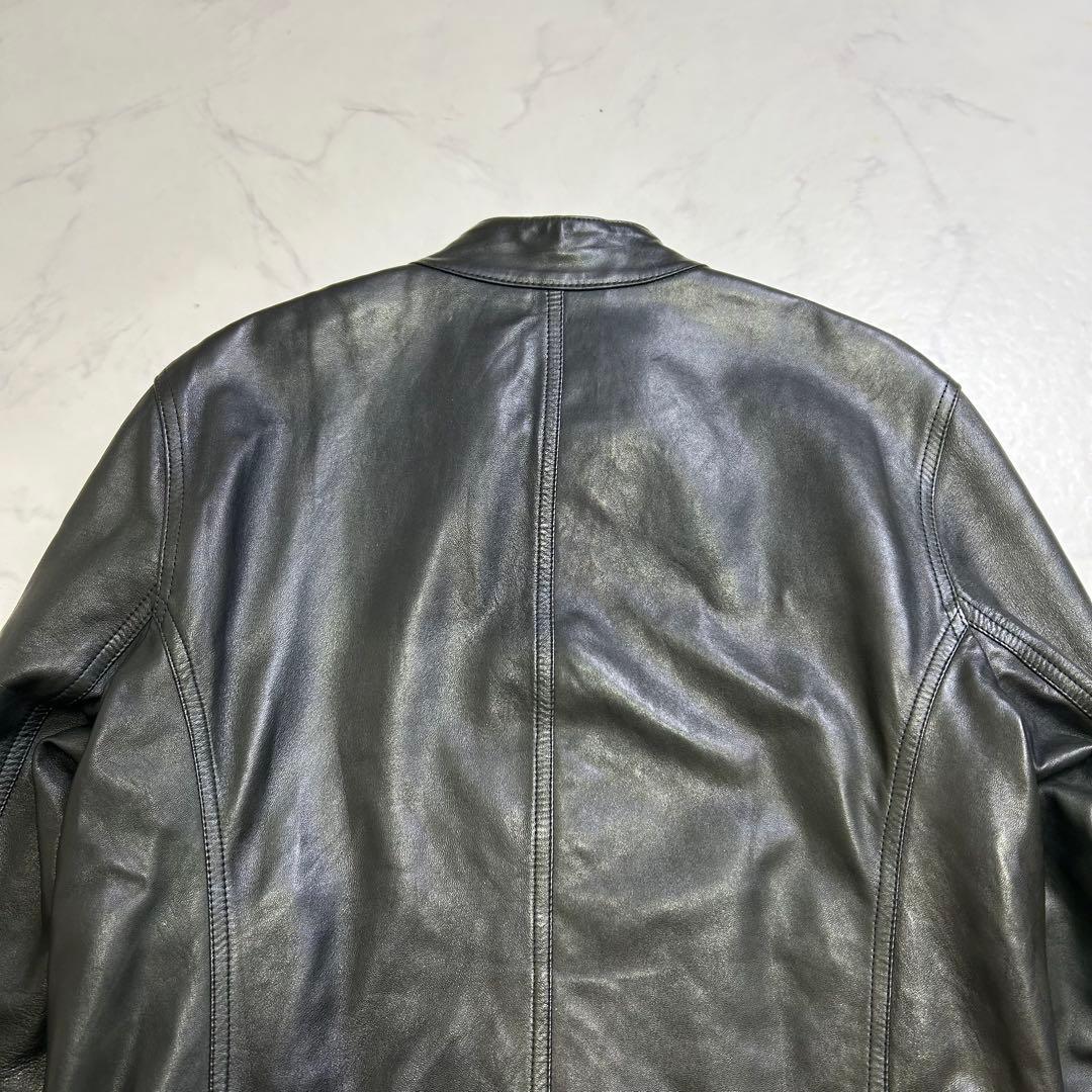 【ITALY製】EMMETI レザージャケット JURI 黒 44