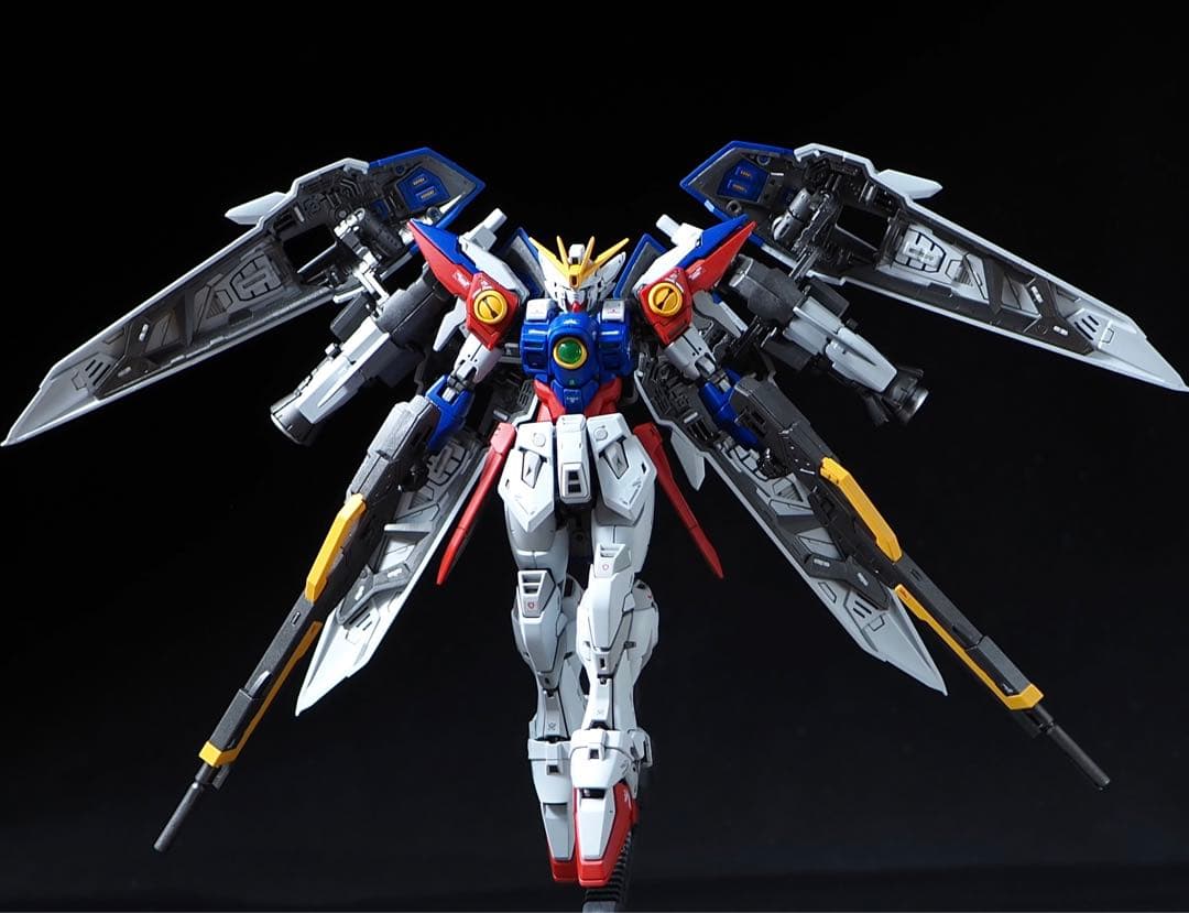 RG ウイングガンダムゼロ 全塗装　完成品　ガンダウイングガンダム　3作目