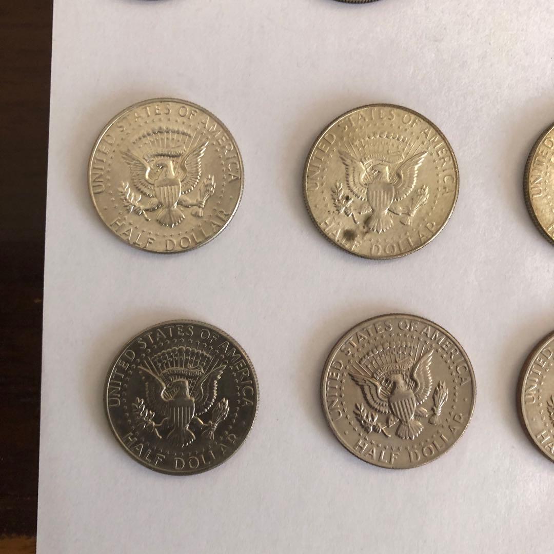 ハーフダラーケネディ 銀貨・硬貨　アメリカ 24枚（バラ売りご相談）