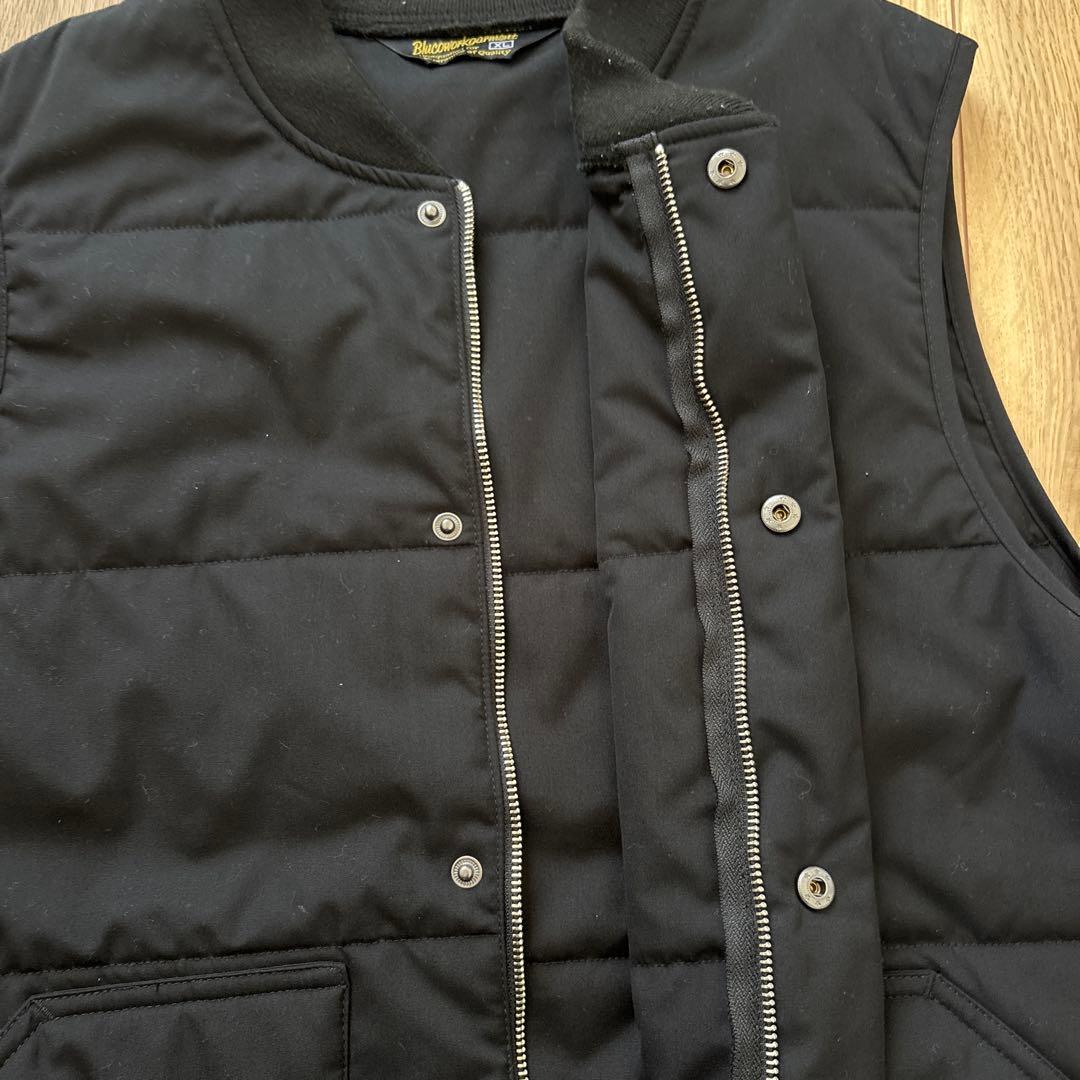 BLUCO ブラックキルティングベスト XL