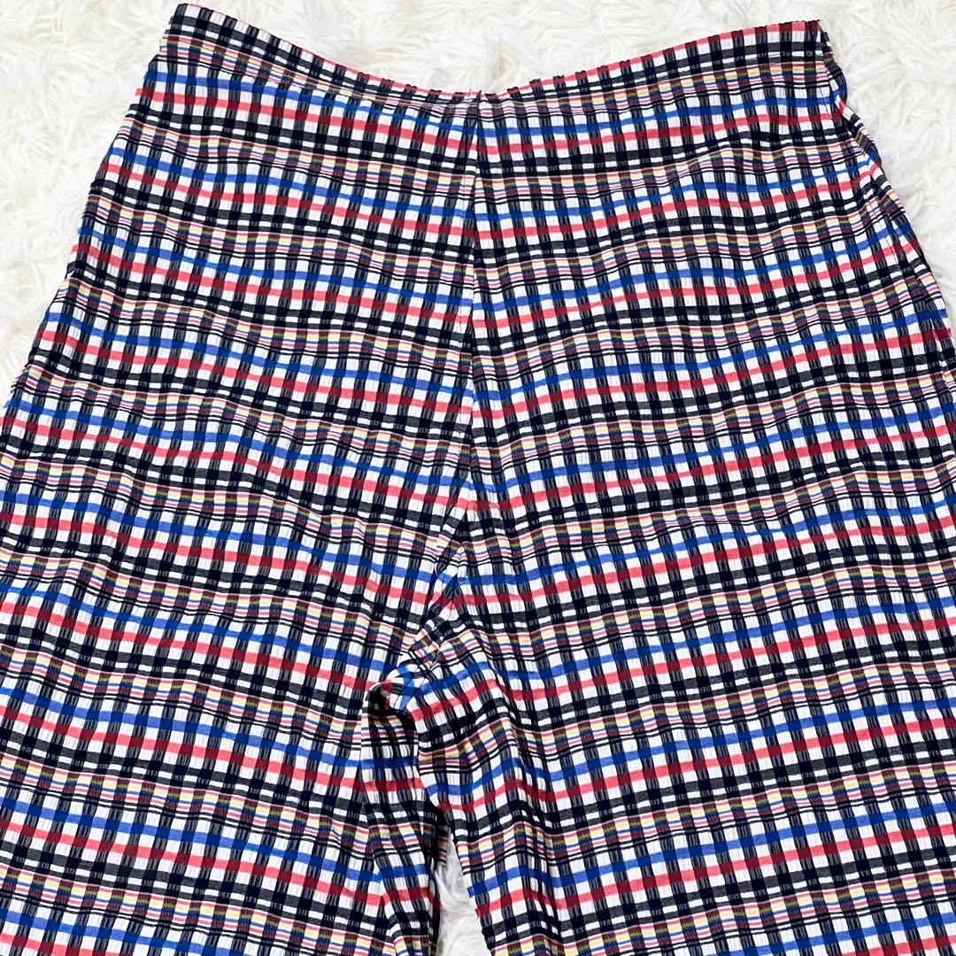 極美品✨nagonstans 水陸両用 TIANA チェックパンツ 38