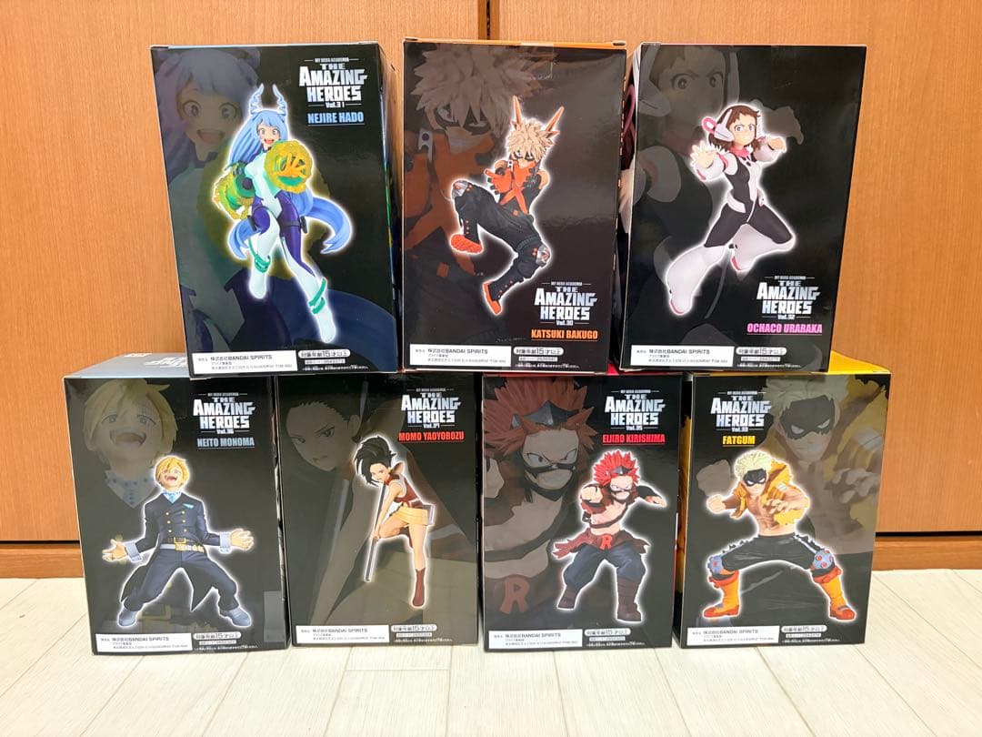 僕のヒーローアカデミア AMAZING HEROES フィギュア１９体セット５２