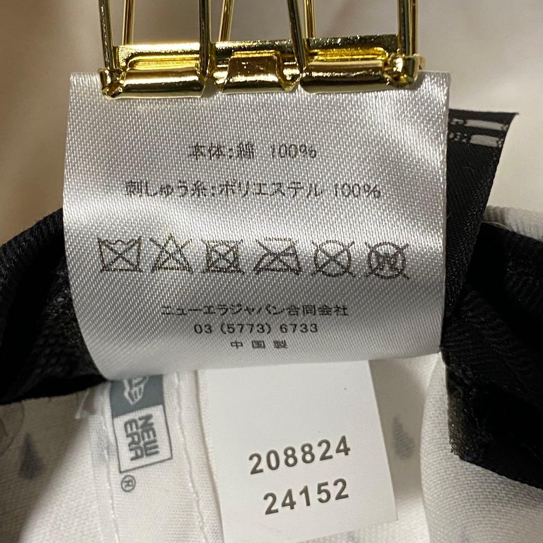 NEW ERA × JOJO 黄金の風 コラボキャップ M/Lサイズ ホワイト