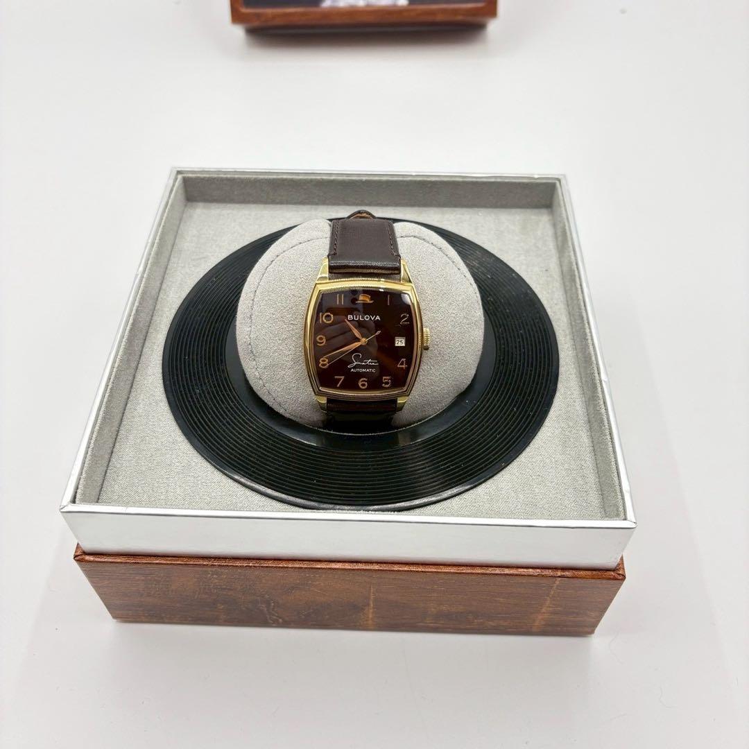 【限定品】BULOVA フランク・シナトラ トノー型 腕時計 専用BOX付き
