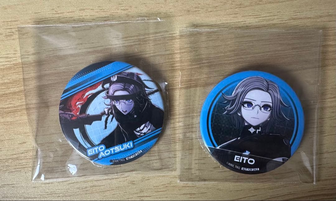 HUNDRED LINE 蒼月衛人 プリロール特典缶バッジ 2点セット