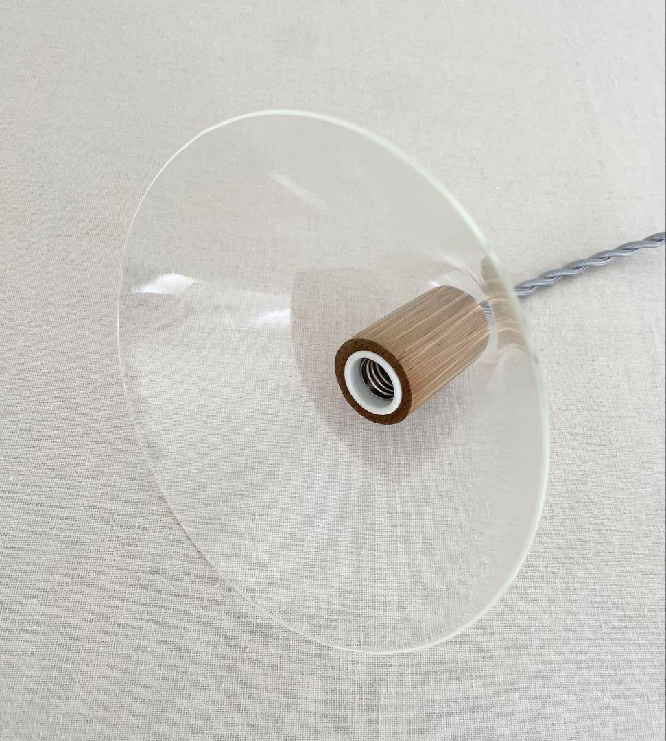 つむぎ商會〇ガラスペンダントライトランプ三角シェード三角形傘型天井照明