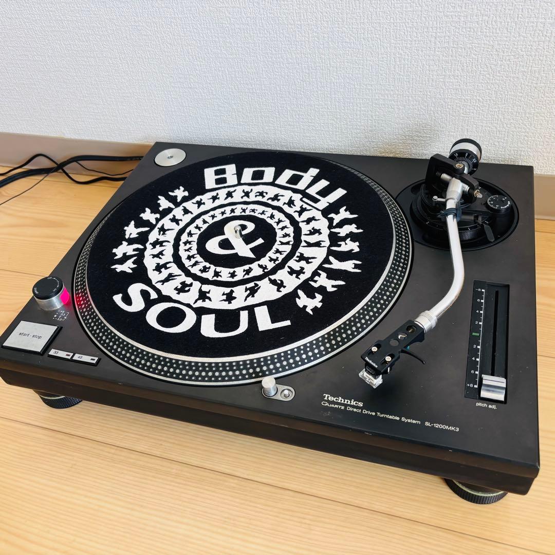 動作品　Technics SL-1200 MK3 テクニクス　レコードプレーヤー