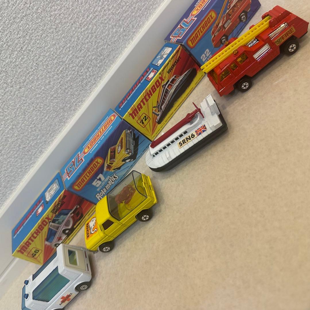 MATCHBOX ミニカーセット 4台入り　年代物　希少　レトロ玩具