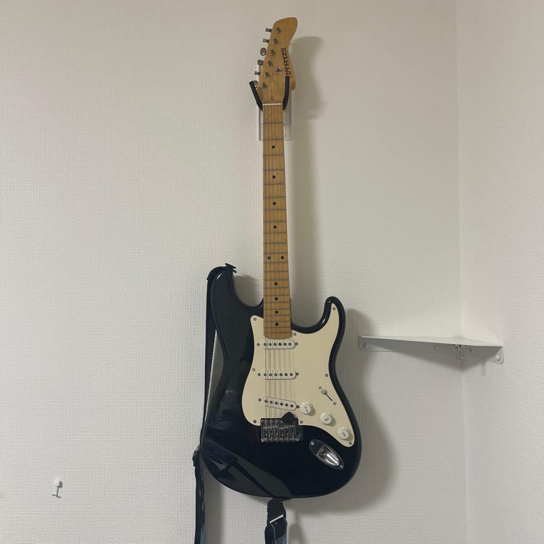 FERNANDES エレキギター ブラック ストラトキャスター