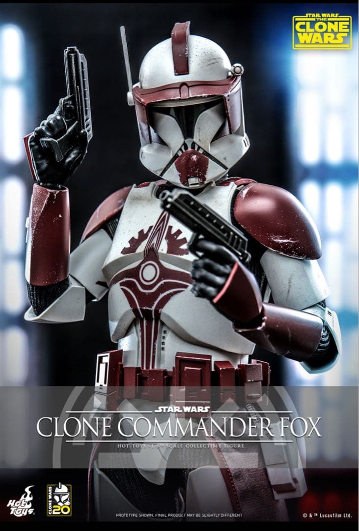 【ホットトイズ】 コマンダー・フォックス　スターウォーズ　クローンウォーズ