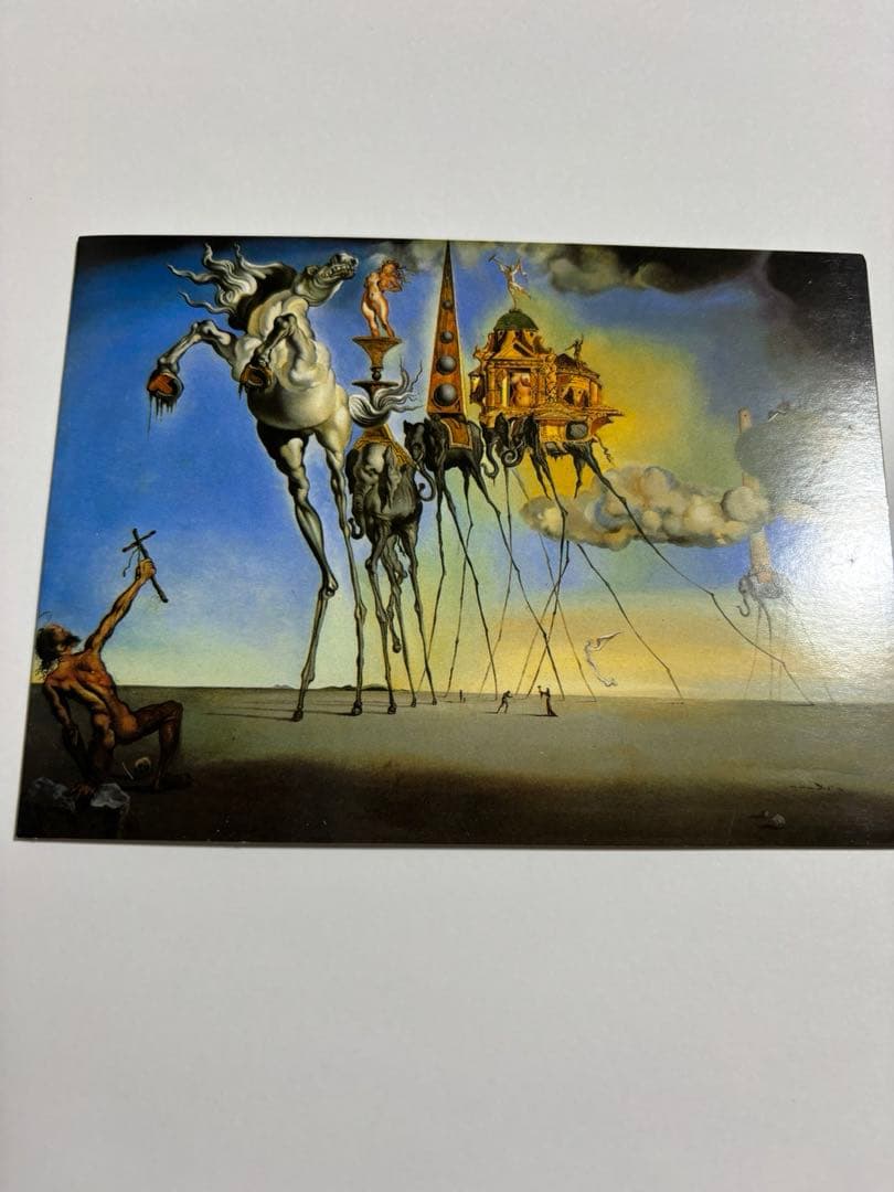 サルバドール・ダリ作 「聖アントニウスの誘惑」から象（ゾウ）の彫刻 宇宙象