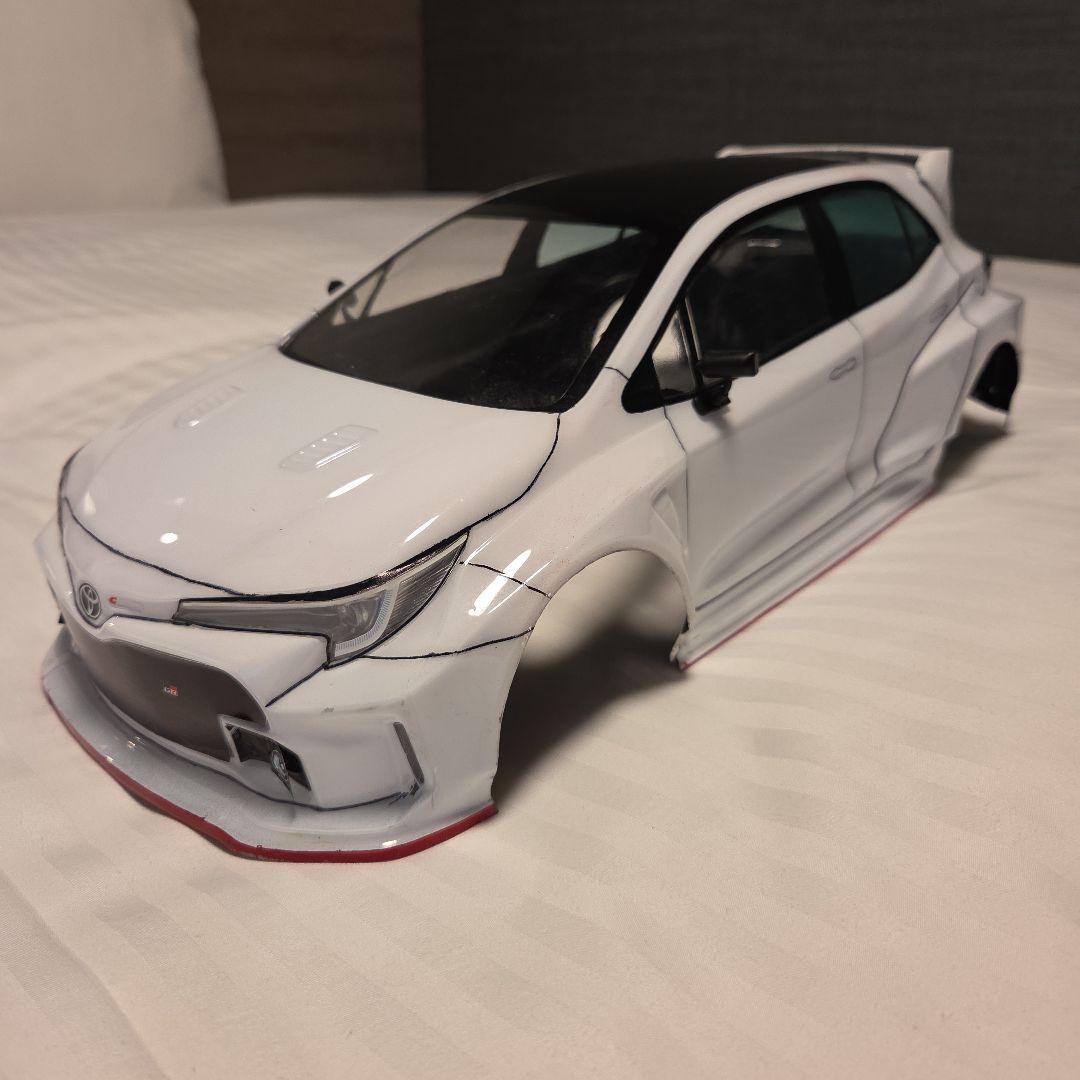 最終価格　1/10　トヨタ GR カローラ ラジコンボディ
