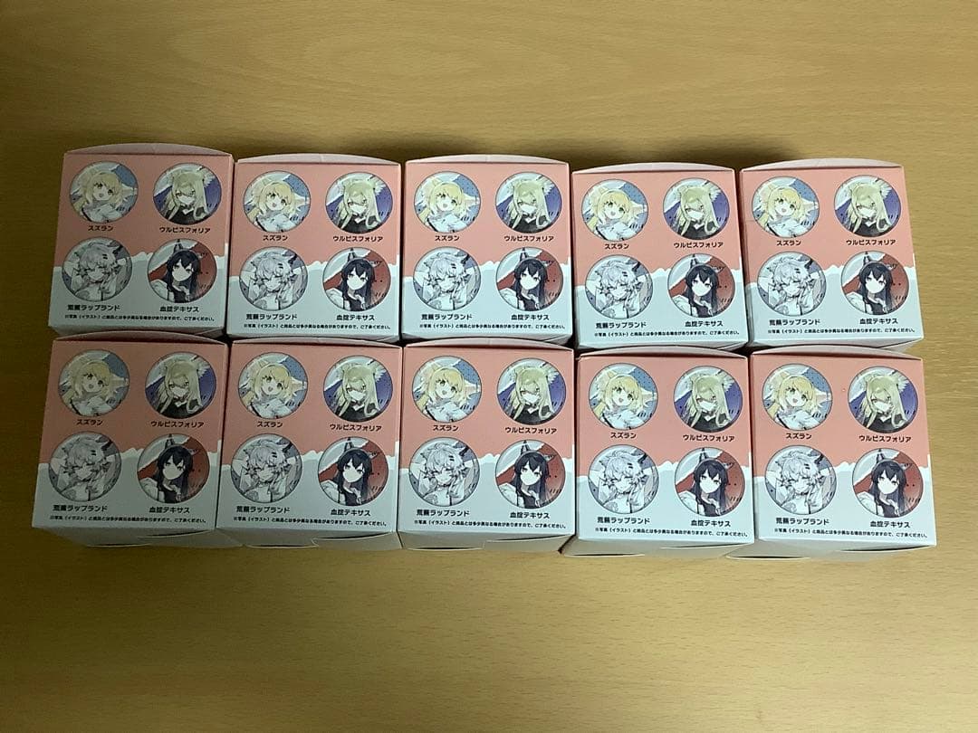 アークナイツ　マルイ　ポップアップ　缶バッジ　10box