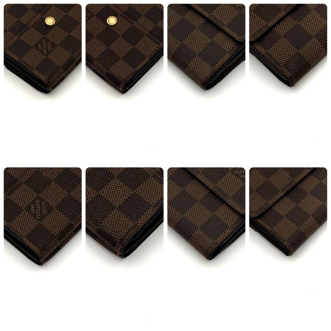 ルイヴィトン 折財布 ダミエ エベヌ ポルトフォイユ エリーズ 2221