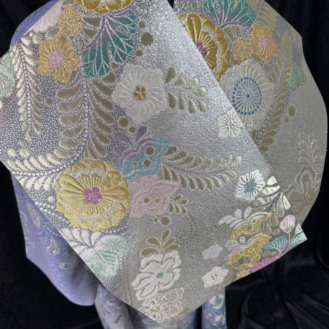 美品　辻が花　銀通し　辻ヶ花　ぼかし　逸品　フルセット　振袖　振り袖