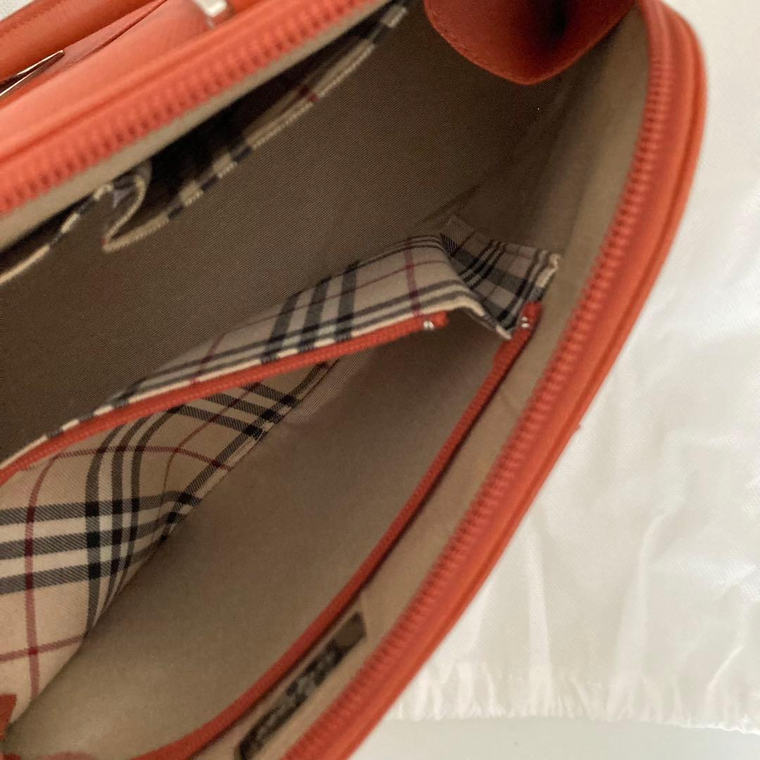 か*ら様 BURBERRY バーバリー　ハンドバッグ　本革　セレモニーバッグ