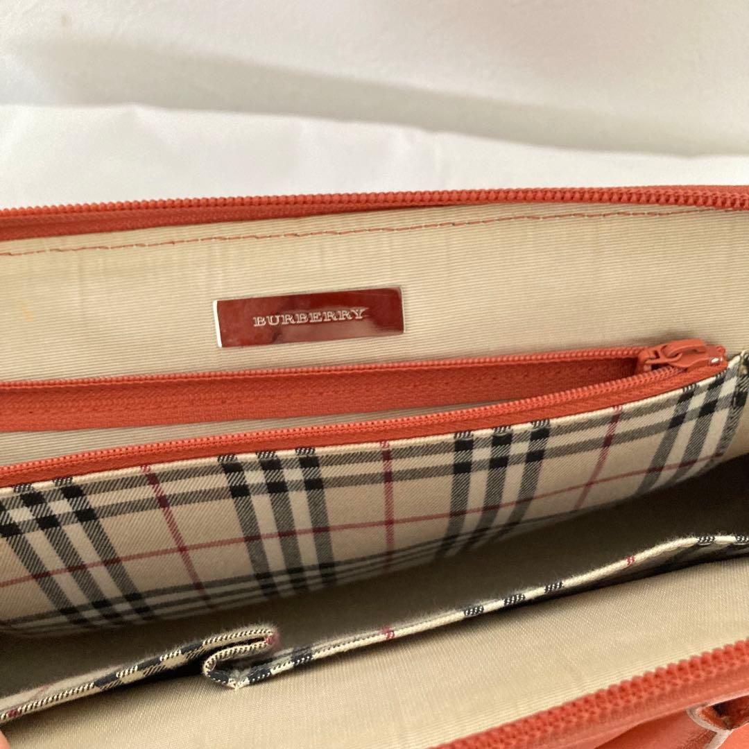 か*ら様 BURBERRY バーバリー　ハンドバッグ　本革　セレモニーバッグ