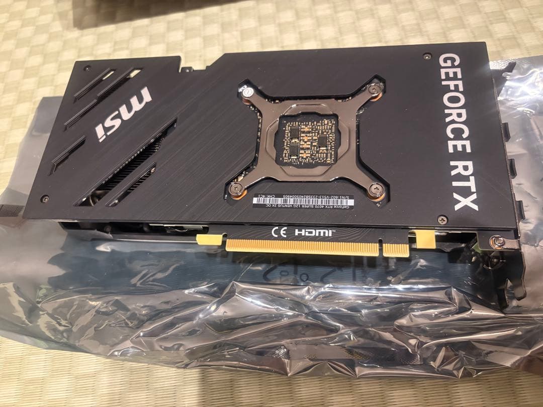 MSI GEFORCE RTX 4070 SUPER 本体