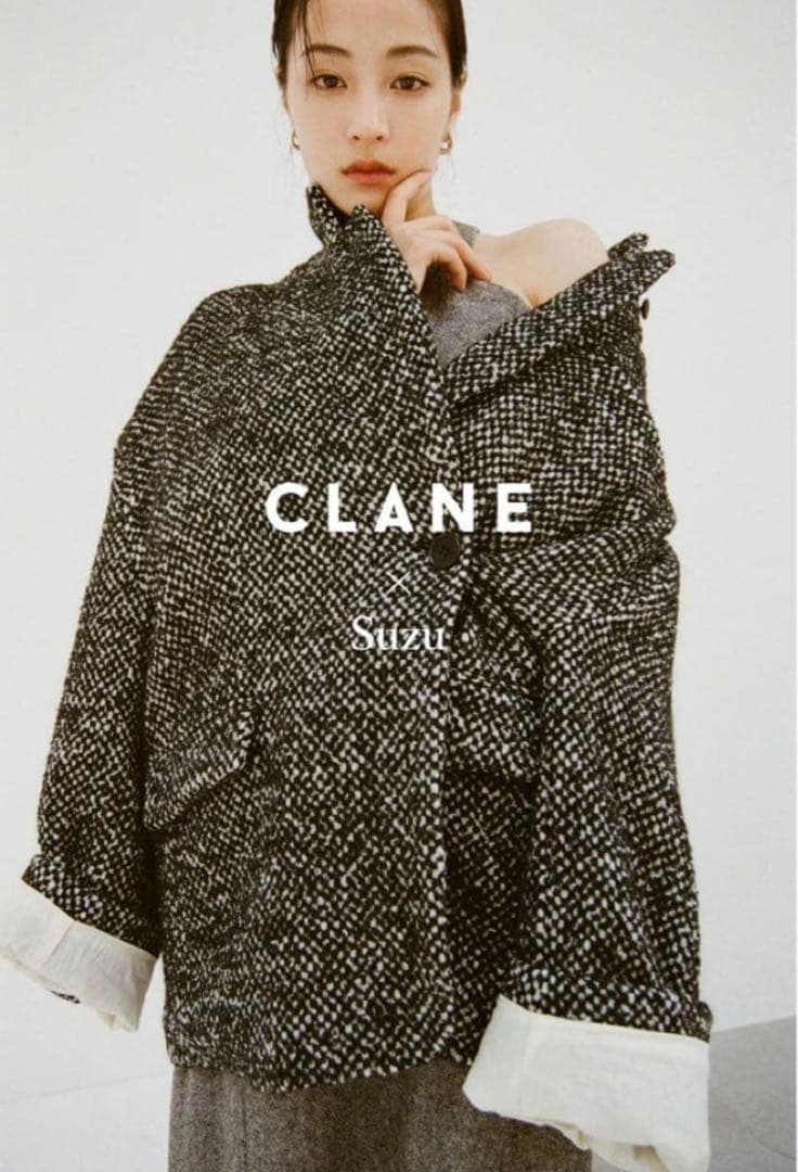【最安値】　SuzuHirose×CLANE MIXCOLOROVERCOAT