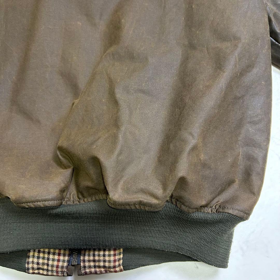 【USA製】ポロラルフローレン オイルド スイングトップ コーデュロイ襟 M