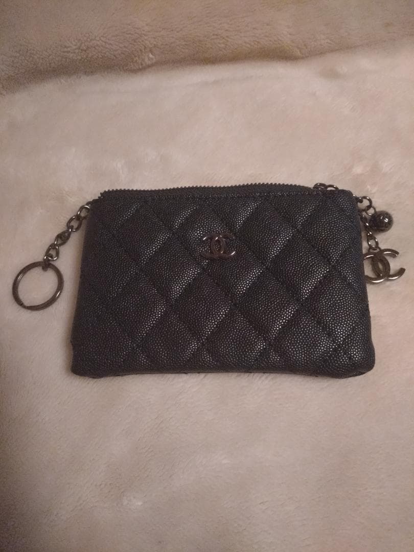 新品未使用　CHANEL ブラック ケース、キーケース ノベルティ