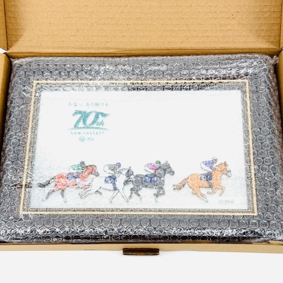 非売品 おがわじゅりJRA創立70周年 パブミラー ノベルティレア 関係者限定