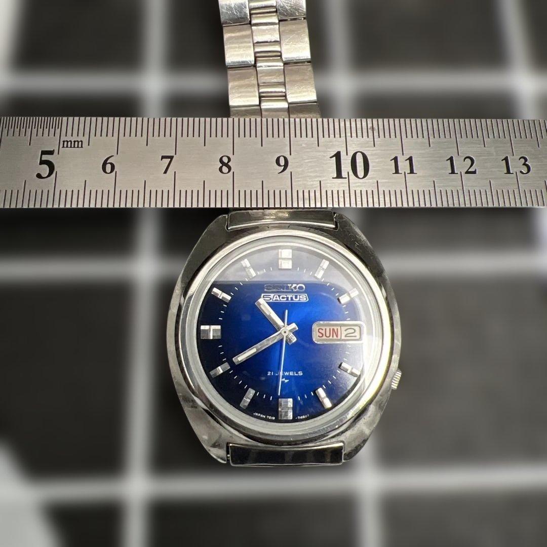 S01 SEIKO セイコー ファイブ アクタス 1975年製 メタリックブルー