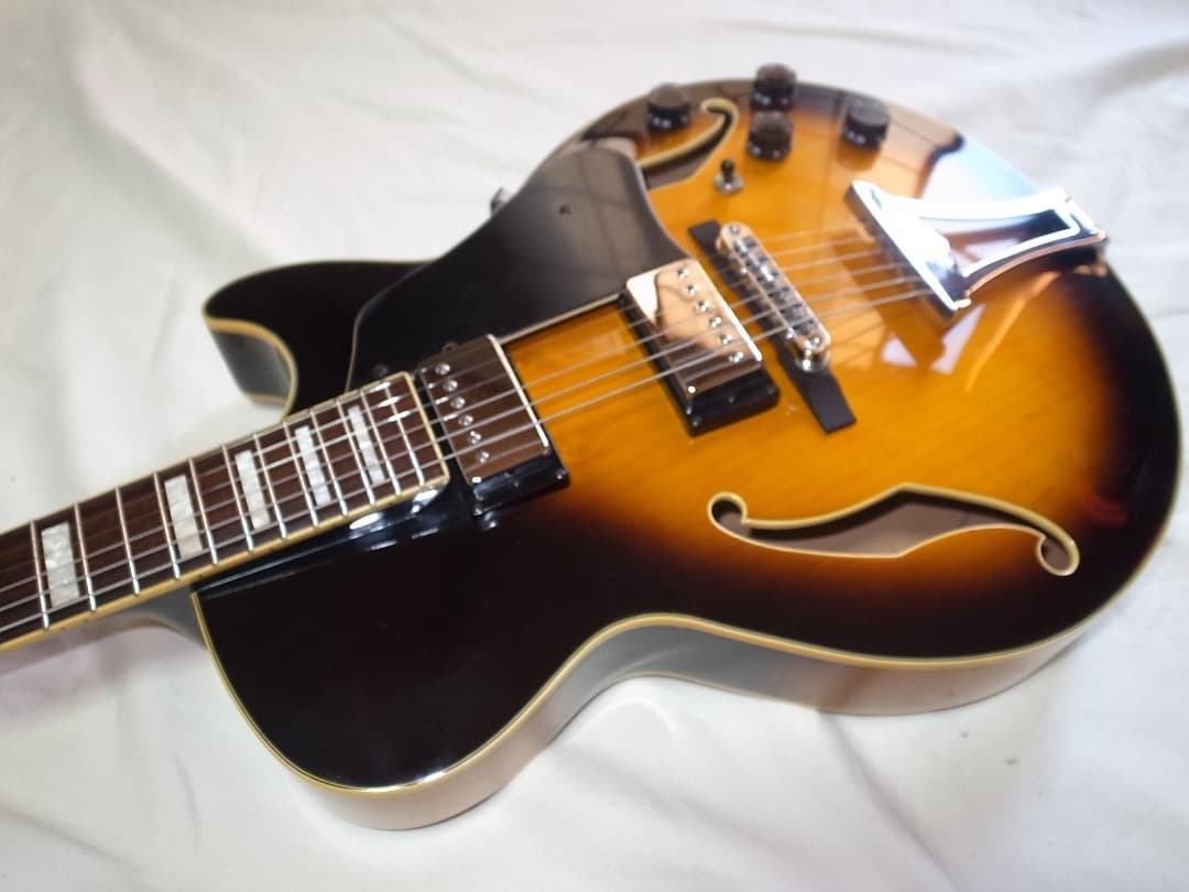 美品　Ibanez AG75 BS　コンパクト　 フルアコ　ほぼ未使用保管品