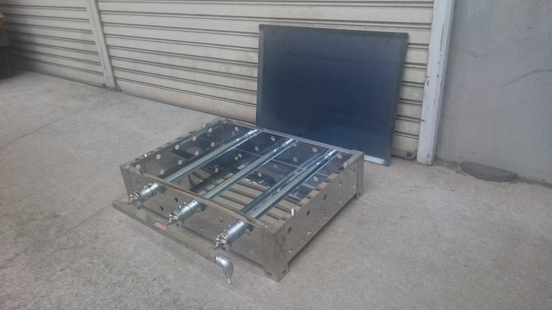 キャンセル品のため特価 持手付 ６ミリ鉄板 LPガス グリドル BBQ イベント