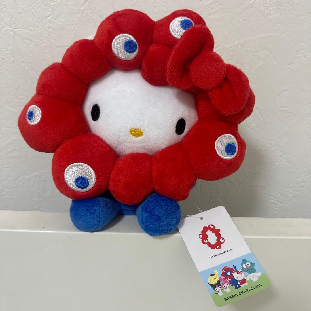 万博　ミャクミャク　サンリオ　コラボ　キティーちゃん　ぬいぐるみ　Mサイズ