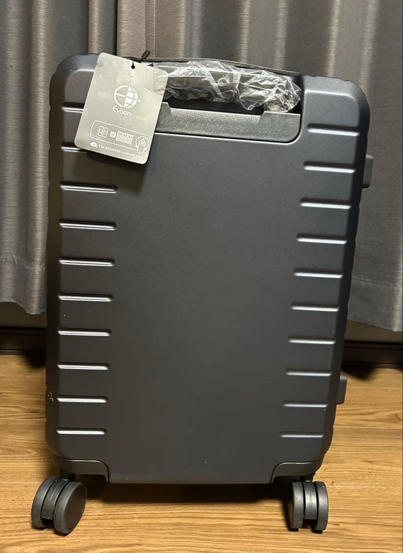 【未使用タグ付き】Evoon スーツケース 拡張機能付き グレー 470