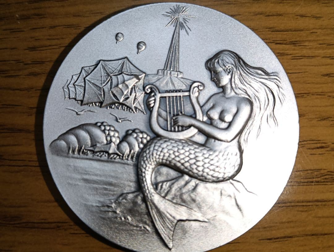 き*ん様 海と島の博覧会・ひろしま（海島博覧会）1989年　公式記念メダル　品位