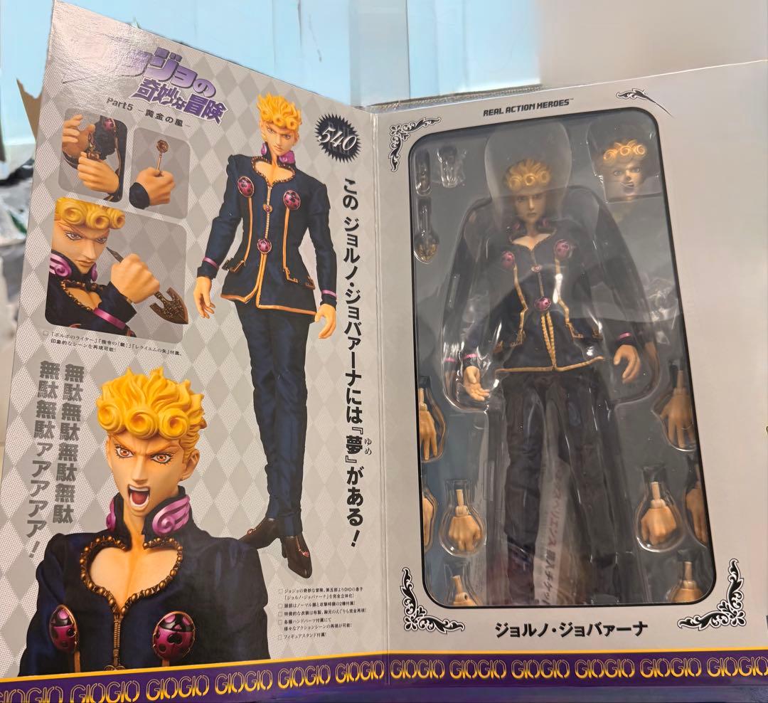 新品同様RAH2体セットジョルノ&ゴールドエクスペリエンス ジョジョの奇妙な冒険
