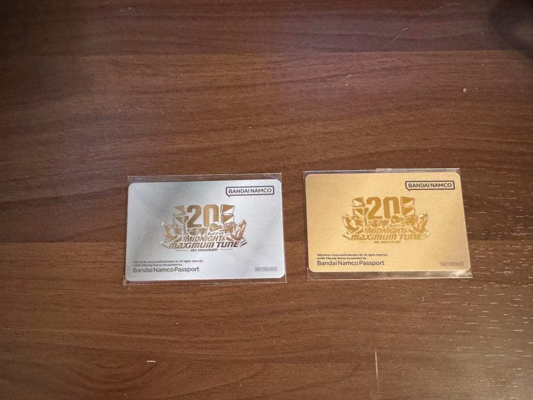 バンダイナムコ20周年湾岸ミッドナイトバナパスポート2種類セット