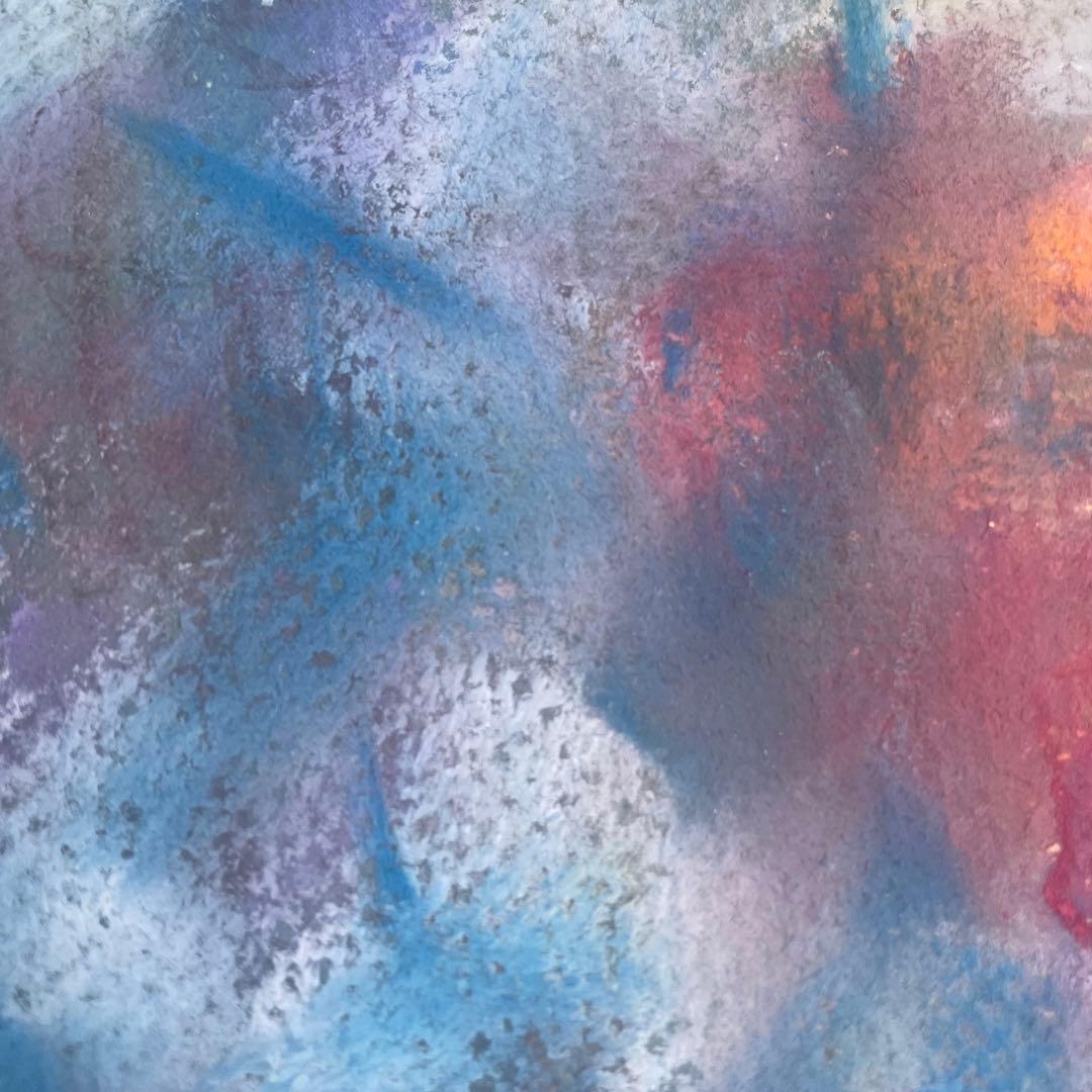 パステル画/色褪せない花束の贈り物/癒し/ヒーリング/パワースポット/