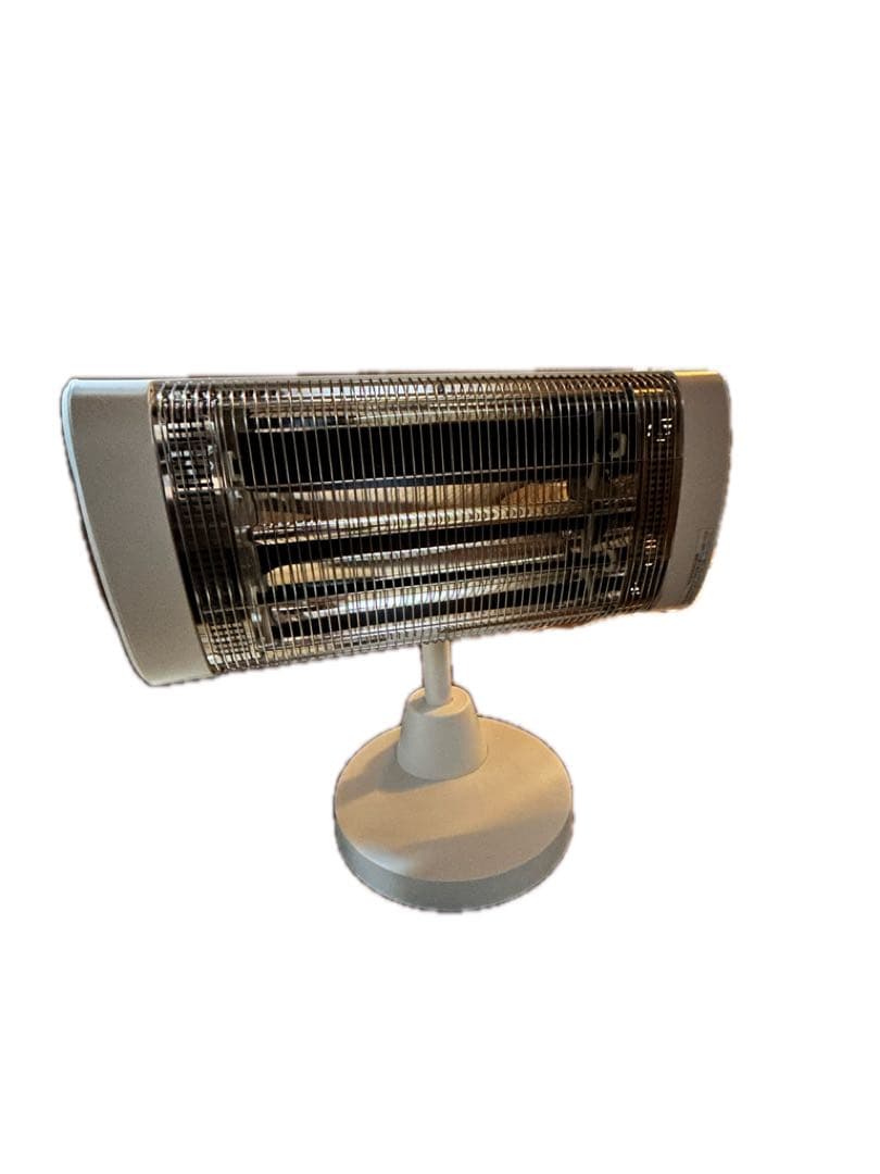 タワー型電気ヒーター ホワイト(エスケイジャパン 2灯シーズヒータ)