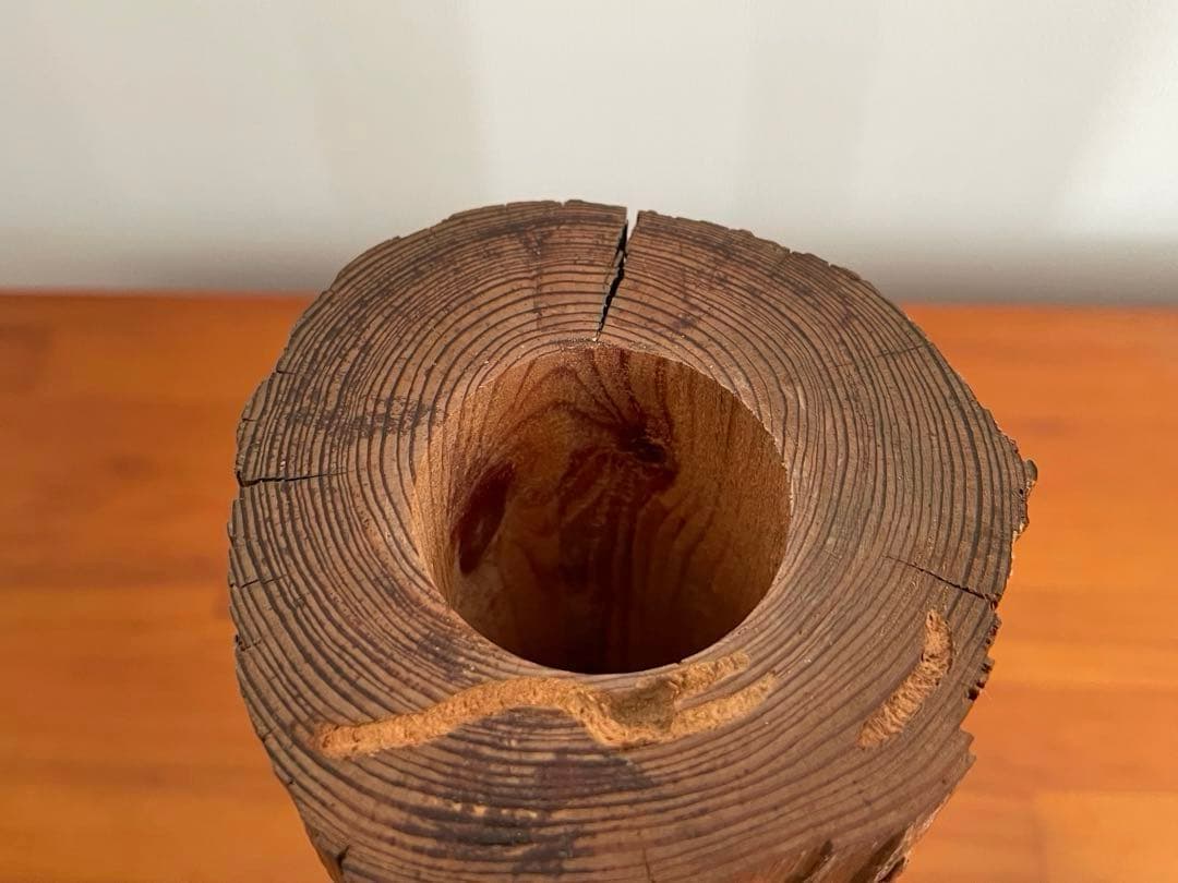 花器　花入　置物　古材（清水寺？）　古美術