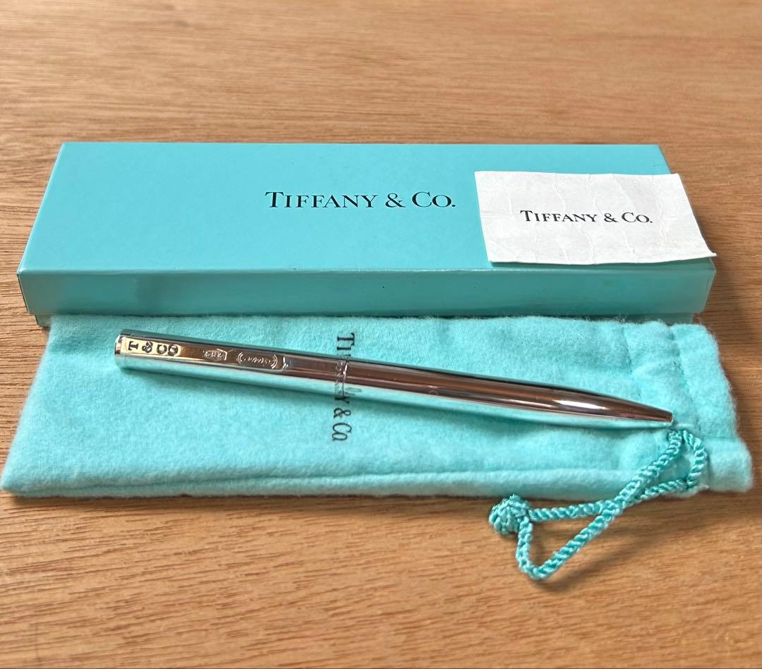【廃盤】Tiffany & Co. 1837 シルバーボールペン 専用ケース付き