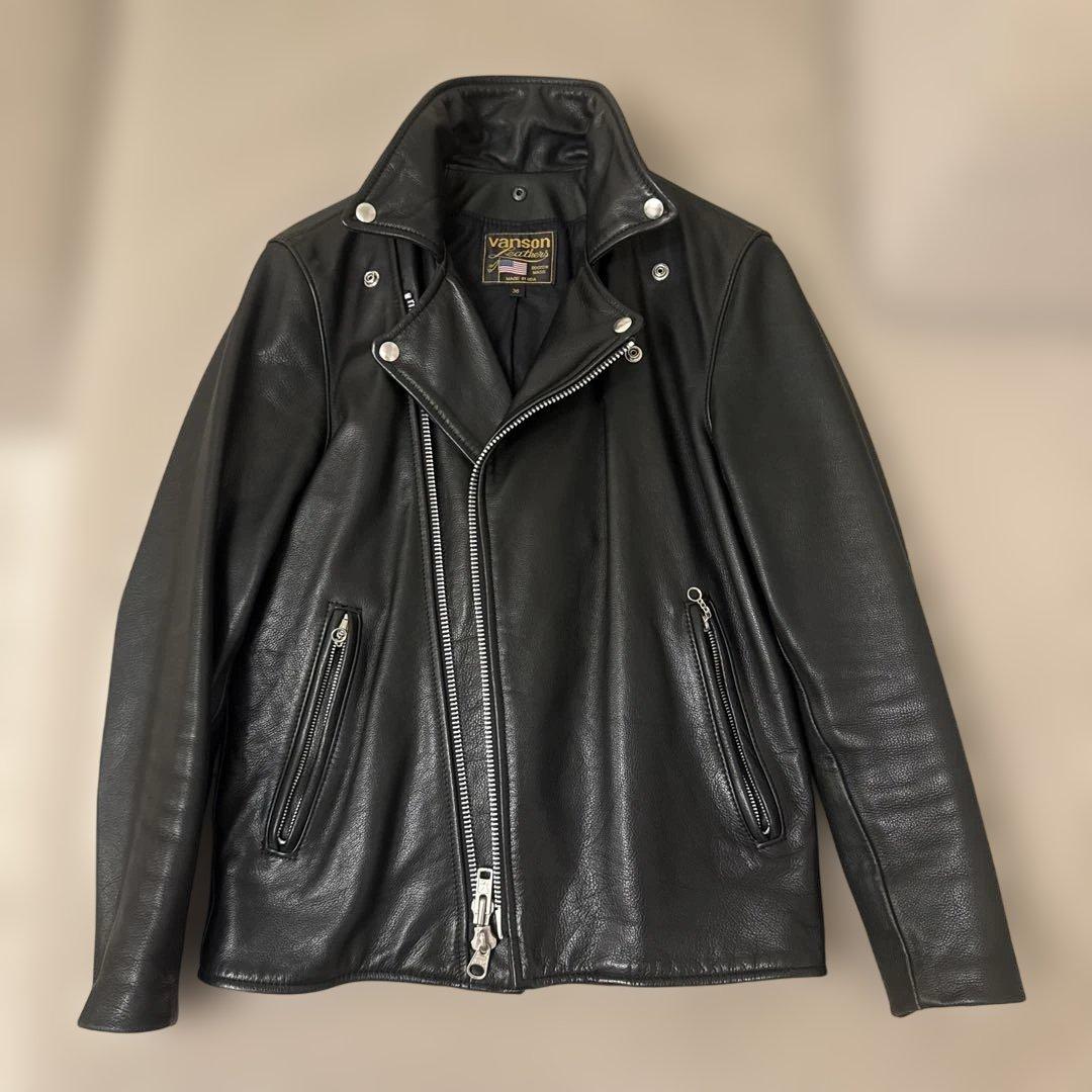 【別注】Vanson Leathers C2 ライダース ジャケット 36