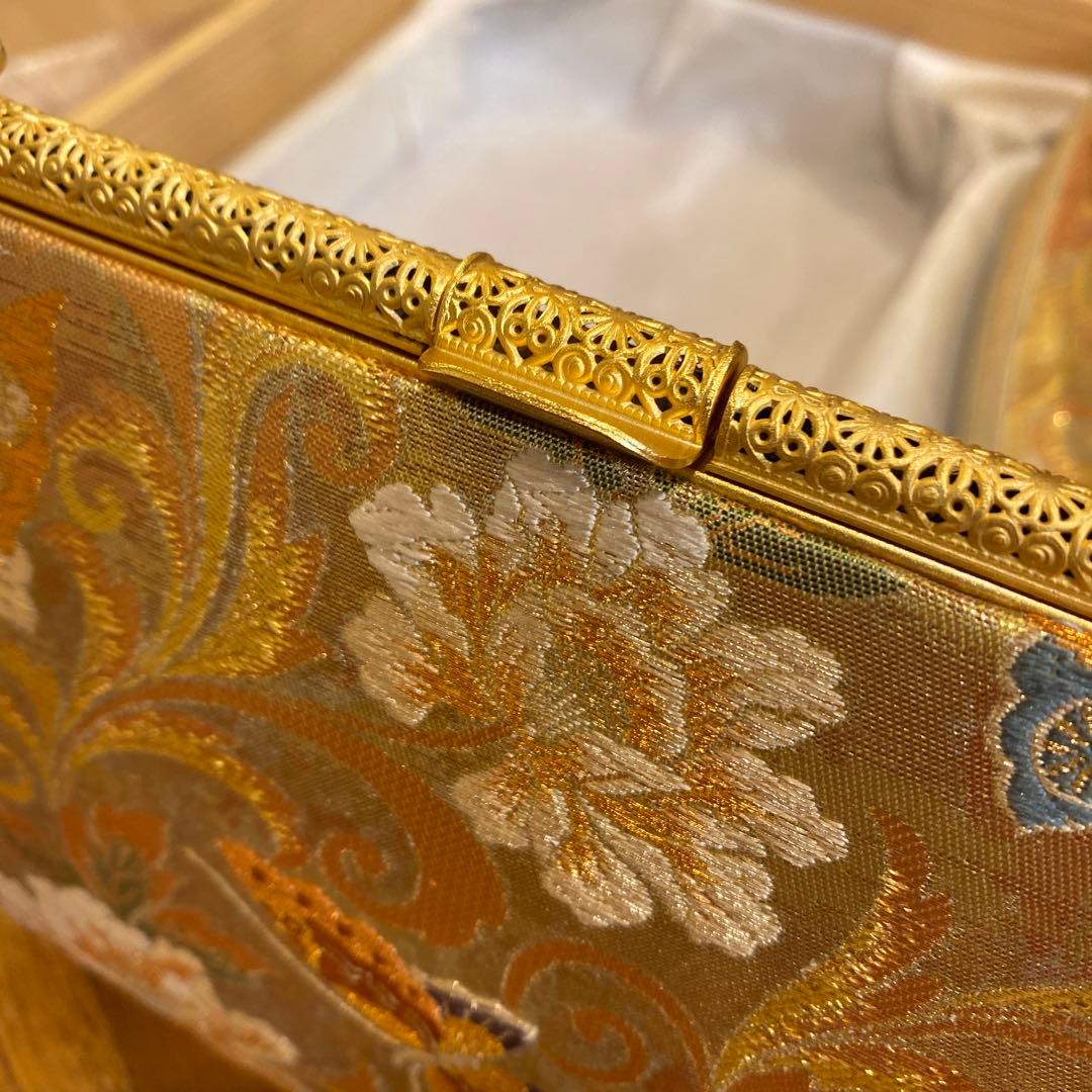 【新品未使用】キンワシ　花みやこ　袋帯　バッグ・草履セット