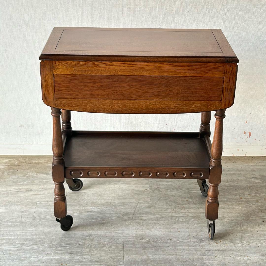 イギリス アンティーク 家具 ティー トローリー 1930年頃 613A