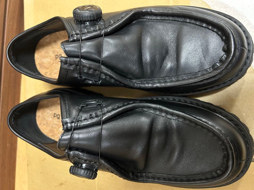 靴 (42)PG Steven Alan KNOCK BLACK LEATHER